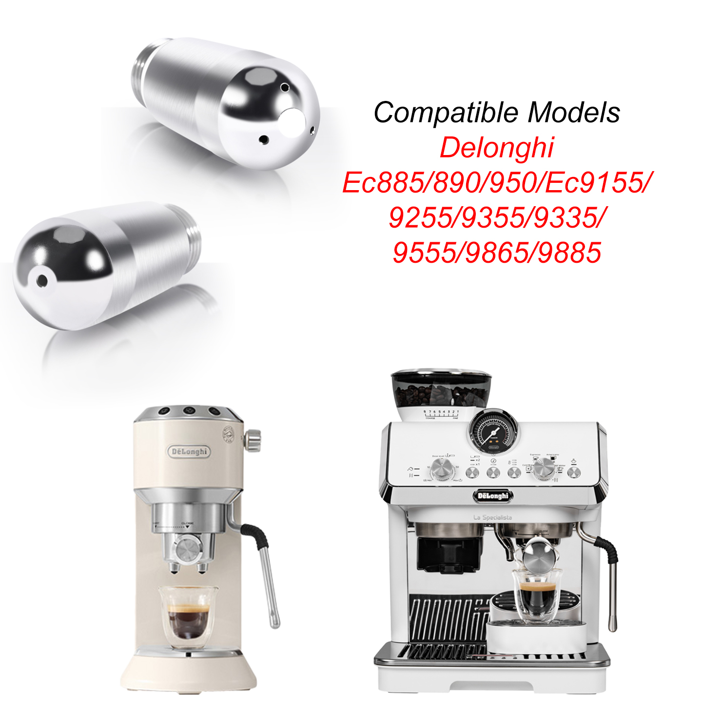 Delonghi Espresso Magnifica - Delonghi EC885/890/9155/9255/9355/9665/9865 için kahve buhar memesi