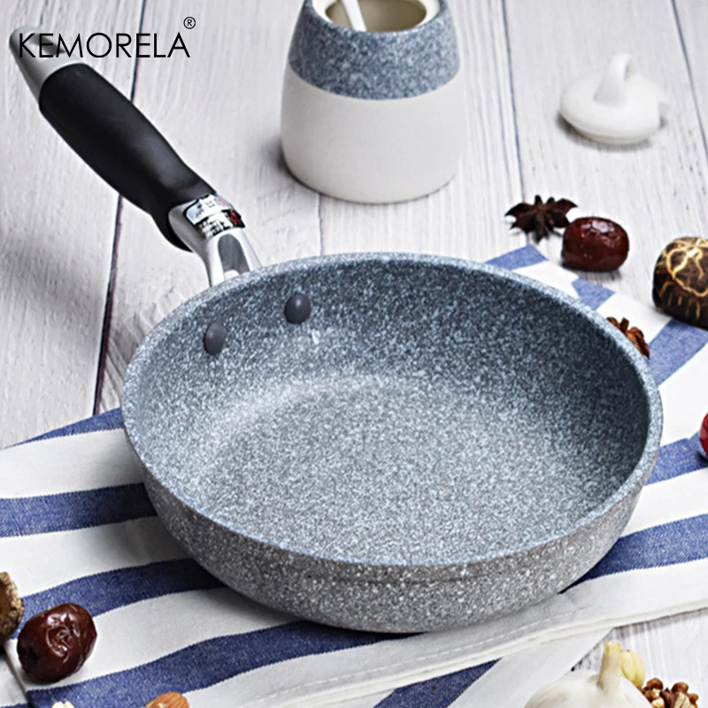 Egg Waffle Pan - Dayanıklı taş kızartma Pan28/26/24/20cm Wok yapışmaz