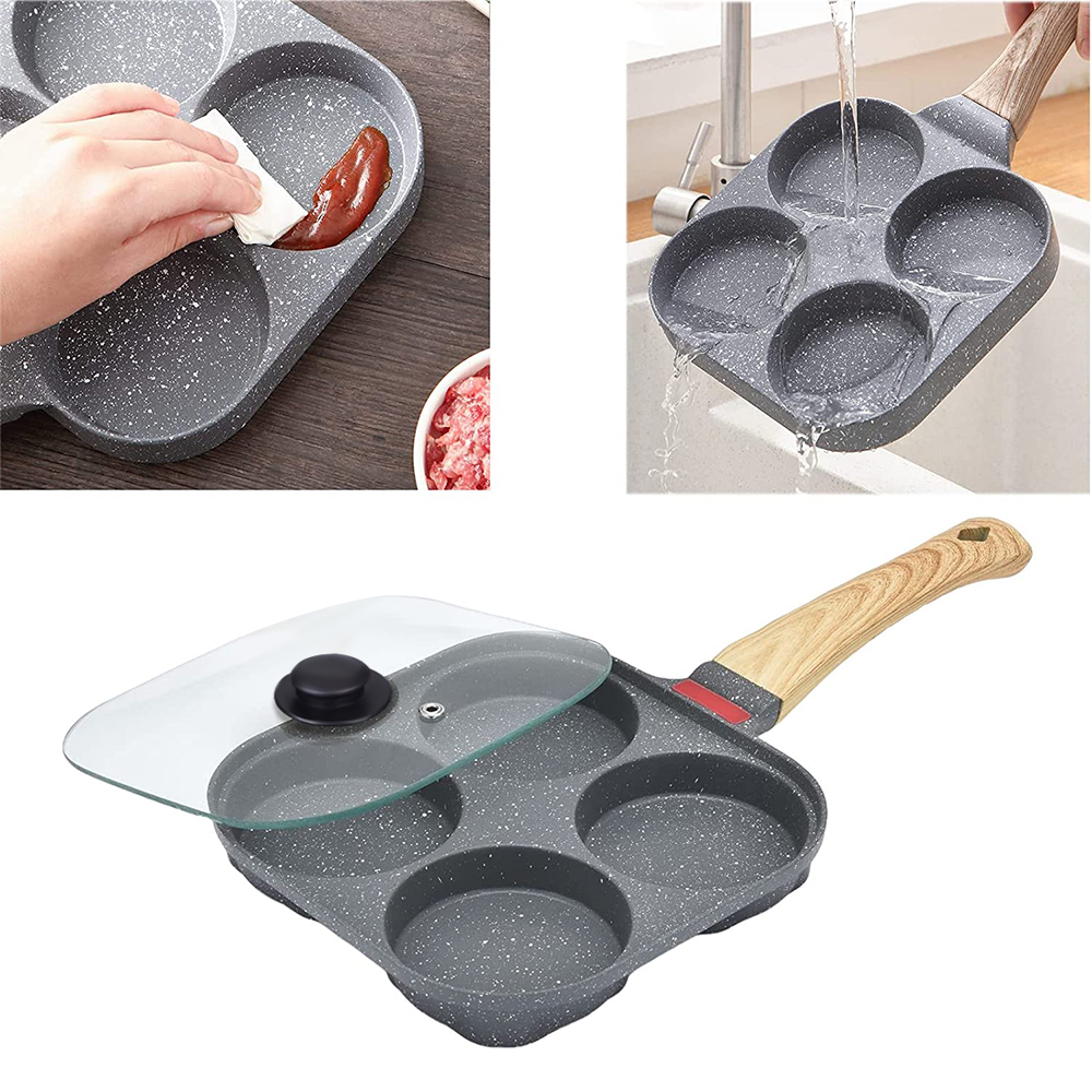Yapışmaz 4 Bölmeli Yumurta Tav - Egg Waffle Pan incelemesi ve fiyatı